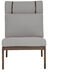 Elanor Walnut / Copenhagen Cappuccino Lounge Chair